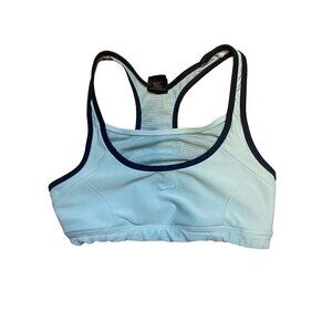 NIKE Light Blue Dri-Fit Razor Back Sports Bra Size M